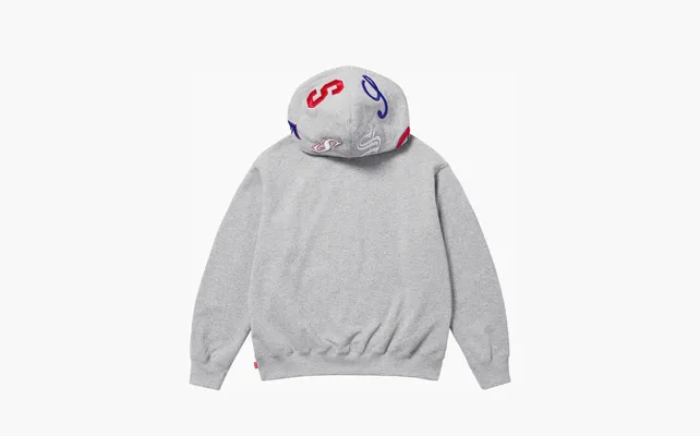 Одежда Supreme Multi S Logo Hooded Sweatshirt «Heather Grey» serye