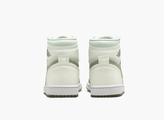 Кроссовки Air Jordan 1 High Method of Make WMNS  «Medium Olive Oil Green» zelyenye