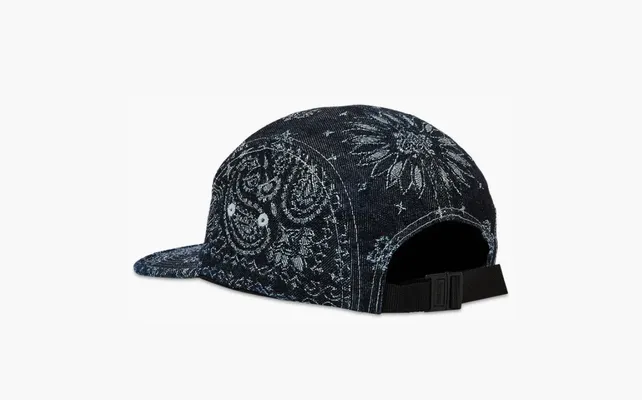 Аксессуары Supreme Bandana Jacquard Denim Camp Cap «Indigo» sinie