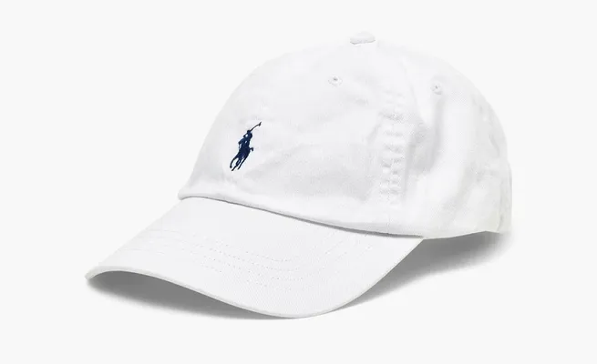 Аксессуары Polo Ralph Lauren Chino Sport Cap «White/Marlin Blue» belye