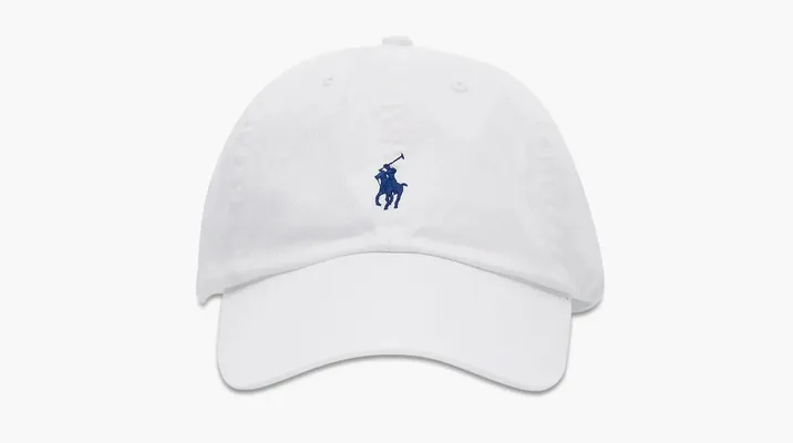 Аксессуары Polo Ralph Lauren Chino Sport Cap «White/Marlin Blue» belye