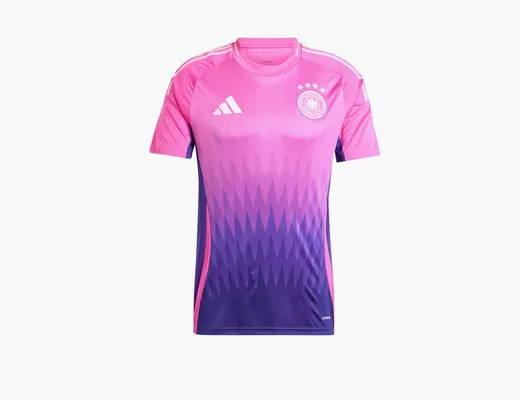 Одежда Adidas Germany 24 Away Jersey T-Shirt  «Semi Lucid Fuchsia / Team Colleg Purple» rozovye