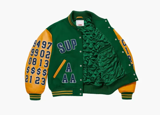  Supreme Praises Varsity Jacket «Green» zelyenye