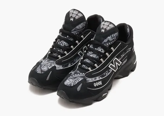 New Balance 1000 x Atmos «Bāṅdhnū» chyernye