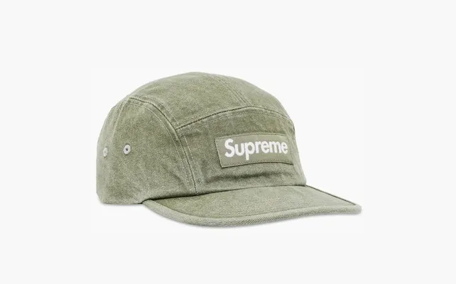 Аксессуары Supreme Denim Camp Cap «Olive» zelyenye