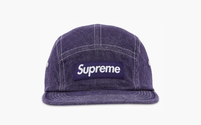 Аксессуары Supreme Denim Camp Cap «Purple» фиолетовый