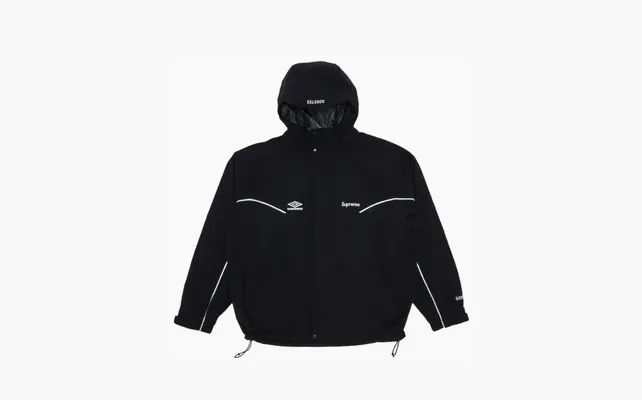  Supreme x Umbro GORE-TEX Hooded Jacket «Black» chyernye