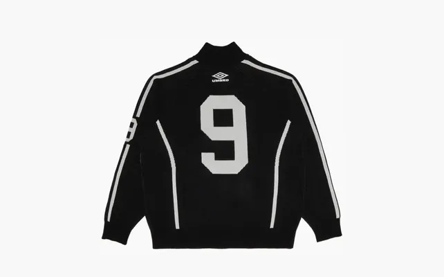 Одежда Supreme x Umbro Zip Up Sweater «Black» chyernye