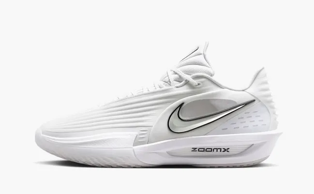  Nike Air Zoom GT Cut 3 Turbo  «White Metallic Silver» belye