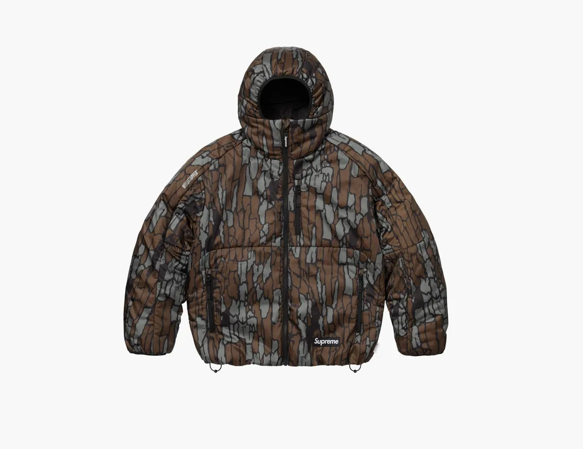 Supreme Windstopper Insulated Hooded Jacket «Mossy Oak Trebark Camo»