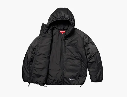  Supreme Windstopper Insulated Hooded Jacket  «Black» chyernye