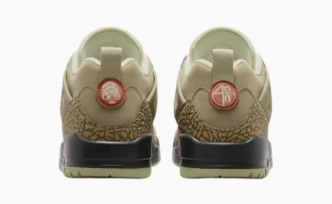Кроссовки Air Jordan Spizike Low «Neutral Olive» зеленый