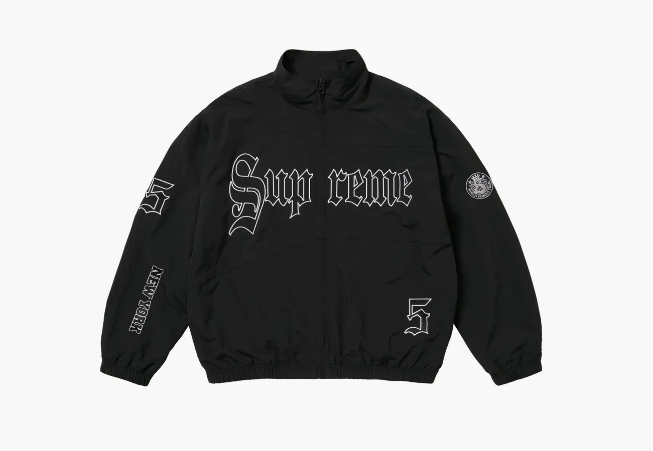 Supreme Old English Track Jacket «Black»