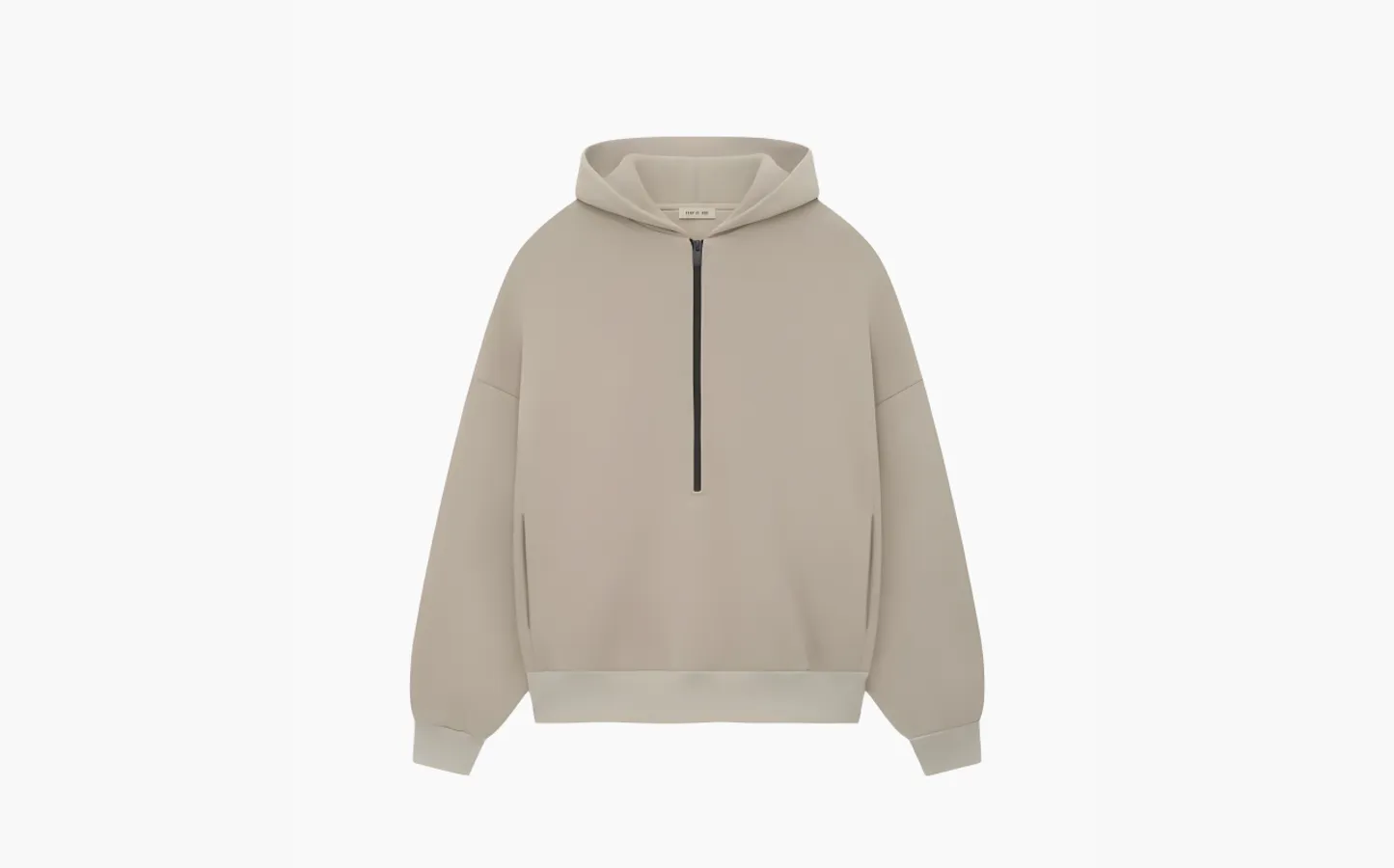 Fear Of God Half zip Hoodie «Taupe»