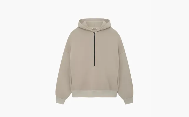 Одежда Fear Of God Half zip Hoodie «Taupe» korichnevye