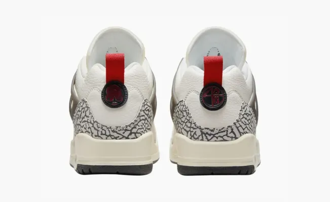 Кроссовки Air Jordan Spizike Low «Sail Anthracite» кремовый