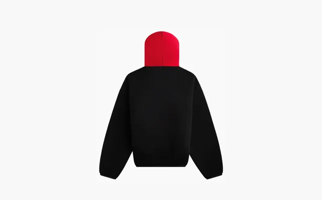 Одежда Fear of God Essentials x NBA Chicago Bulls Hoodie «Black Red» chyernye