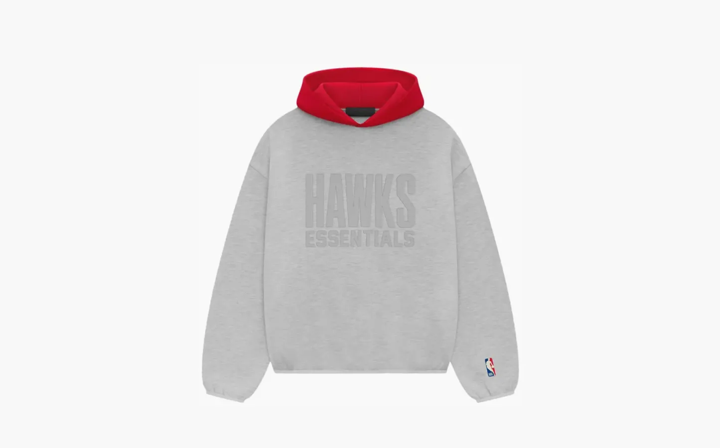 Fear of God Essentials x NBA Atlanta Hawks Hoodie «Grey Red»