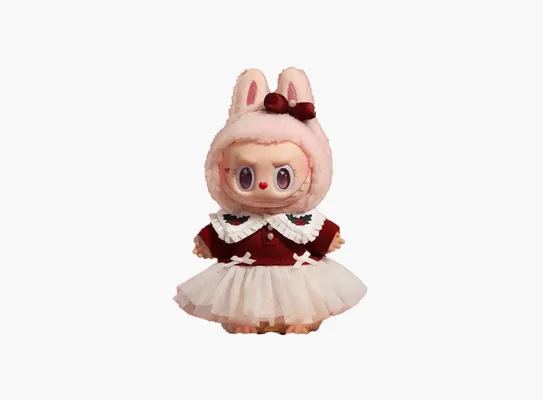 Аксессуары Pop Mart Labubu The Monsters Mokoko Twinkly Fairy Tale Vinyl Plush Doll Pendant (18 CM) rozovye