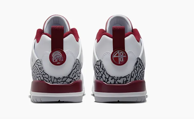 Кроссовки Air Jordan Spizike Low GS «Team Red» белый