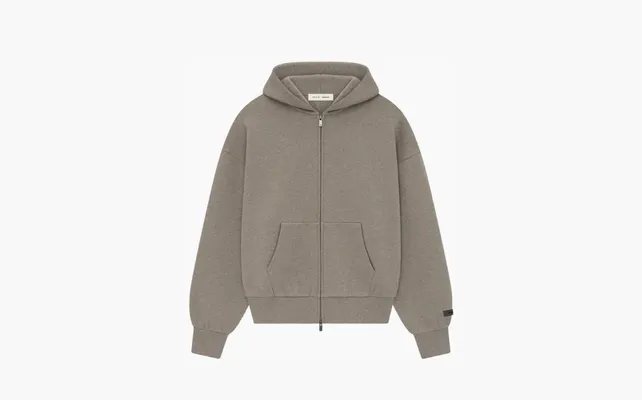 Одежда Fear of God Essentials Classic Full Zip-Up Hoodie «Homestead Heather» serye