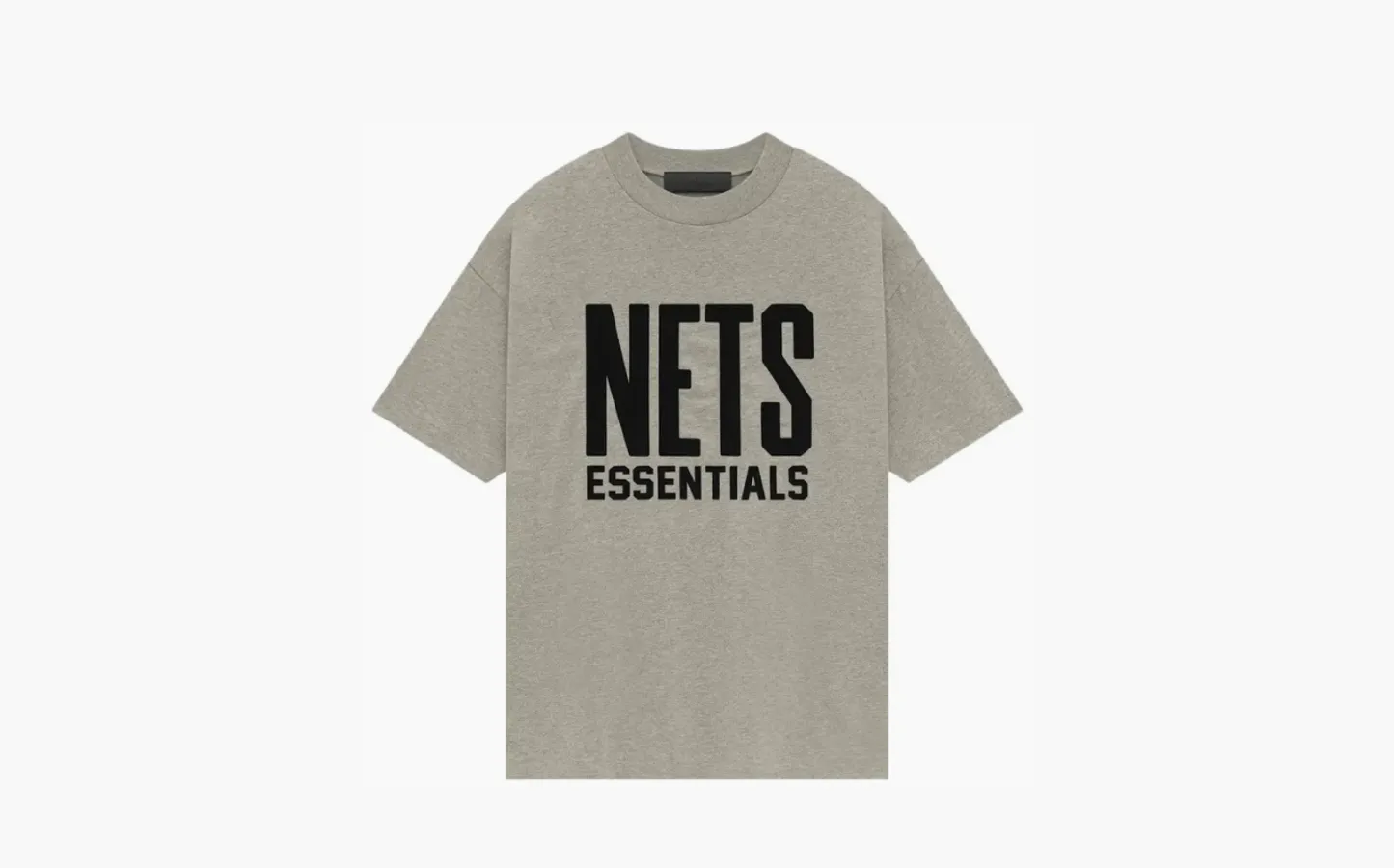 Fear of God Essentials x NBA Brooklyn Nets Tee «Grey Black»