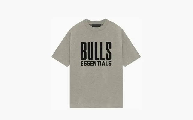Одежда Fear of God Essentials x NBA Chicago Bulls Tee «Warm Gray» serye