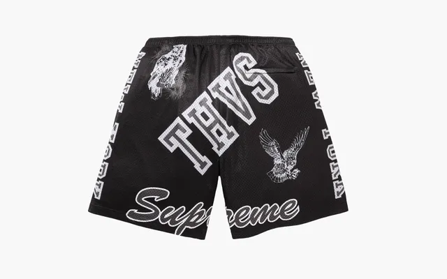 Одежда Supreme Varsity Mesh Short  «Black» chyernye