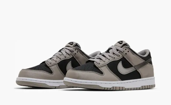 Кроссовки Nike Dunk Low GS «College Grey Black» serye