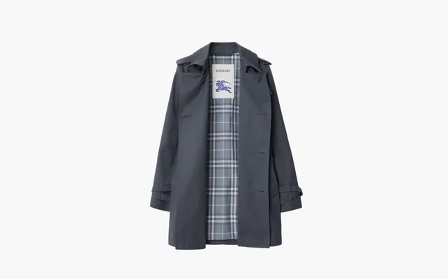  Burberry Short Cotton Blend Trench Coat «Gray» serye
