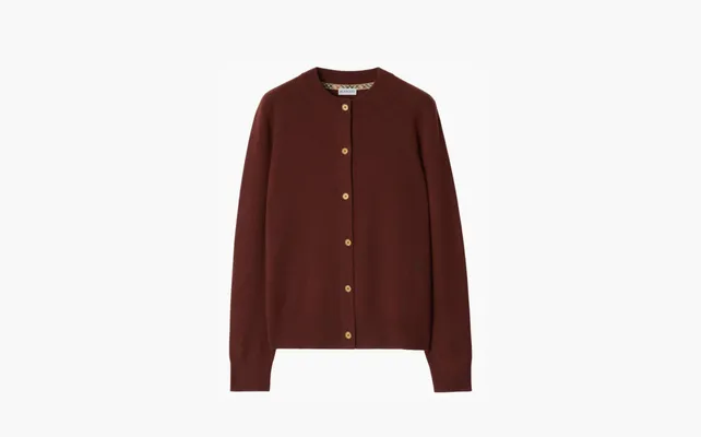 Одежда Burberry Button up Cardigan «Brown» korichnevye