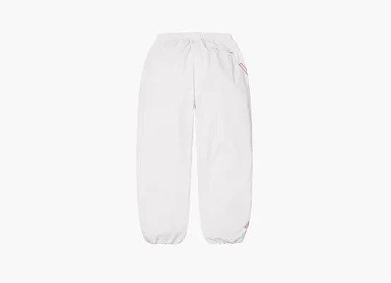 Одежда Supreme  Spellout Embroidered Track Pant  «White» belye
