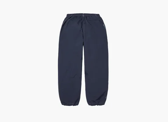 Одежда Supreme  Spellout Embroidered Track Pant «Navy» sinie