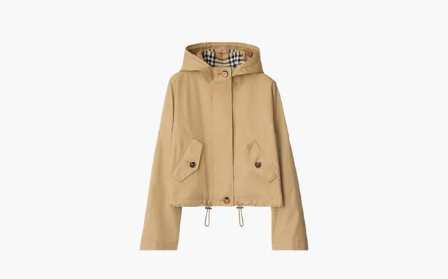  Burberry Short Gabardine Parka «Brown» korichnevye