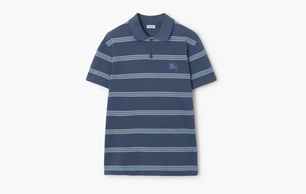Одежда Burberry Striped Cotton Polo Shirt  «Pilot» sinie