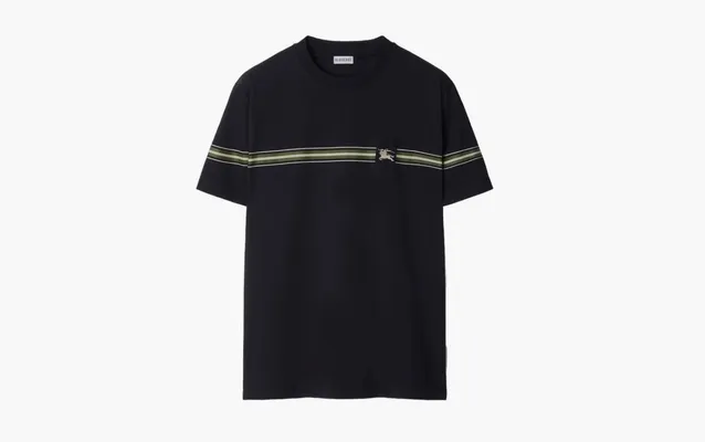 Одежда Burberry Striped Cotton  T-shirt  «Indigo» chyernye