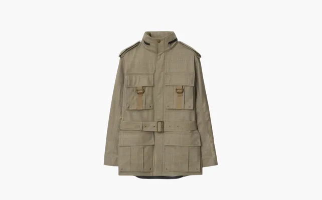  Burberry Bonded Wool Field Jacket «Bliss» korichnevye