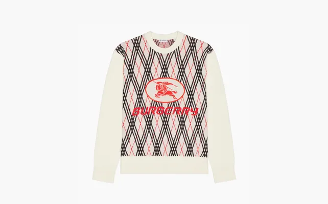 Одежда Burberry Ranger Crewneck Sweater «Chalk White» belye