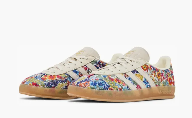 Кроссовки Adidas Gazelle Indoor x Liberty London WMNS «Floral Embroidery» разноцветный