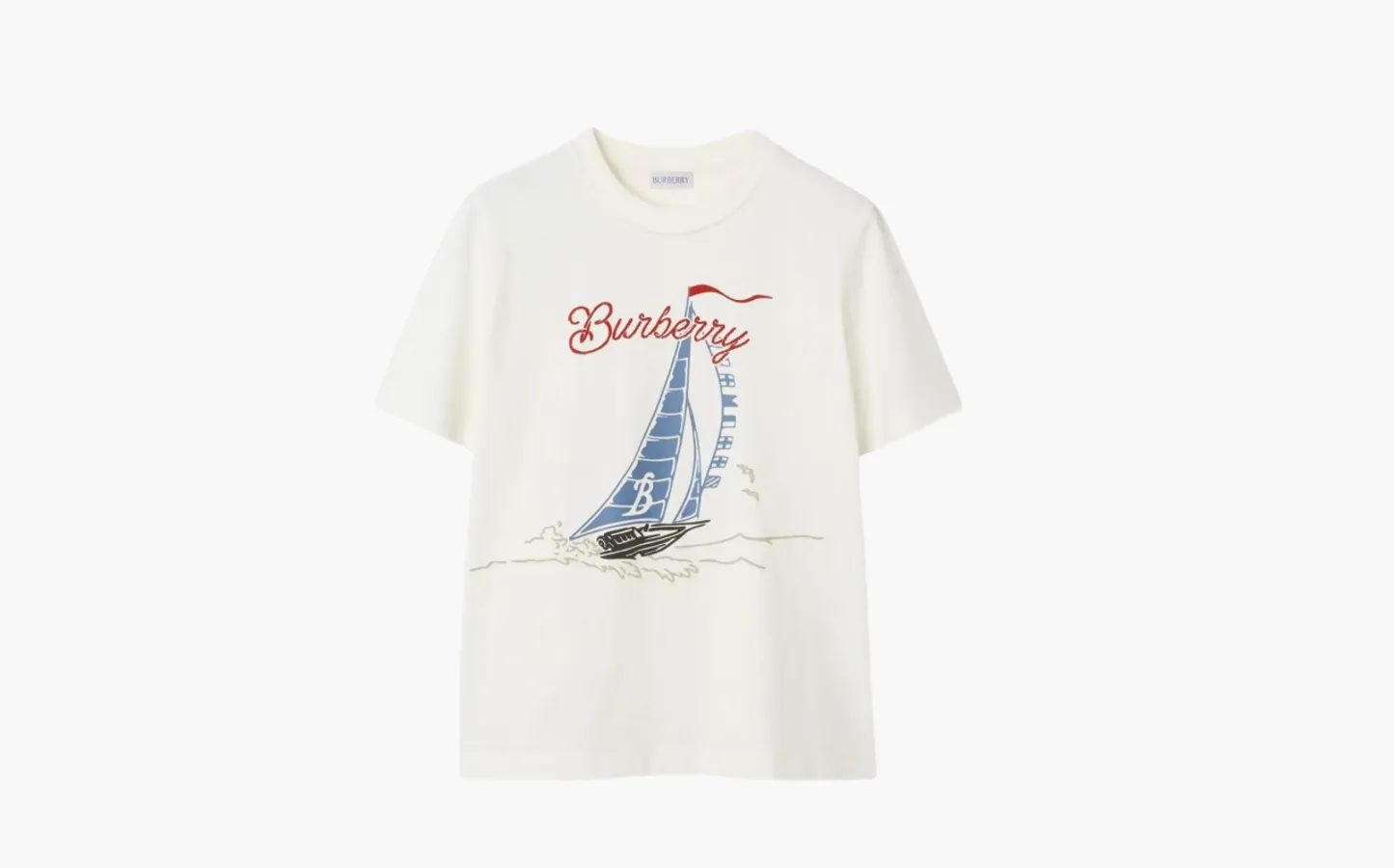 Burberry Printed crew neck t-shirt «White»