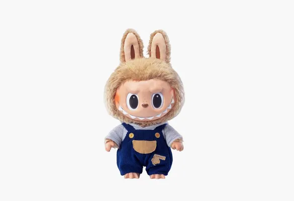 Аксессуары Pop Mart Labubu Time to Chill Vinyl Plush Doll  (37.5 СМ) bezhevye