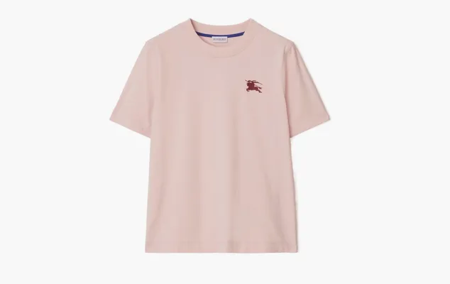 Одежда Burberry Cotton T-shirt  «Bouquet» rozovye