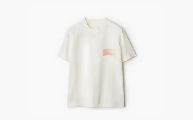 Одежда Burberry EKD Cotton T-shirt «Chalk White» belye