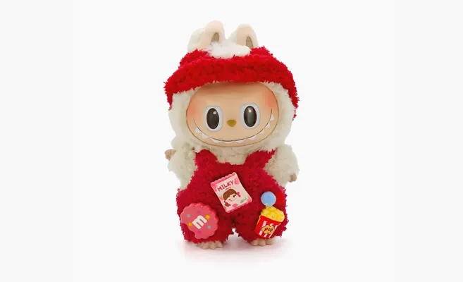 Аксессуары Pop Mart Labubu The Monsters «Strawberry Jam» krasnye 
