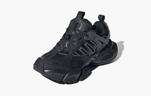  Adidas XLG Runner Deluxe «Core Black/Grey Four» chyernye