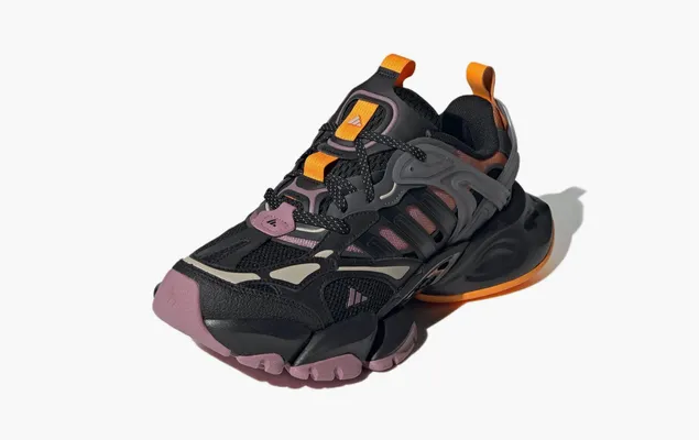  Adidas Xlg Runner Deluxe «Black Grey Purple» chyernye