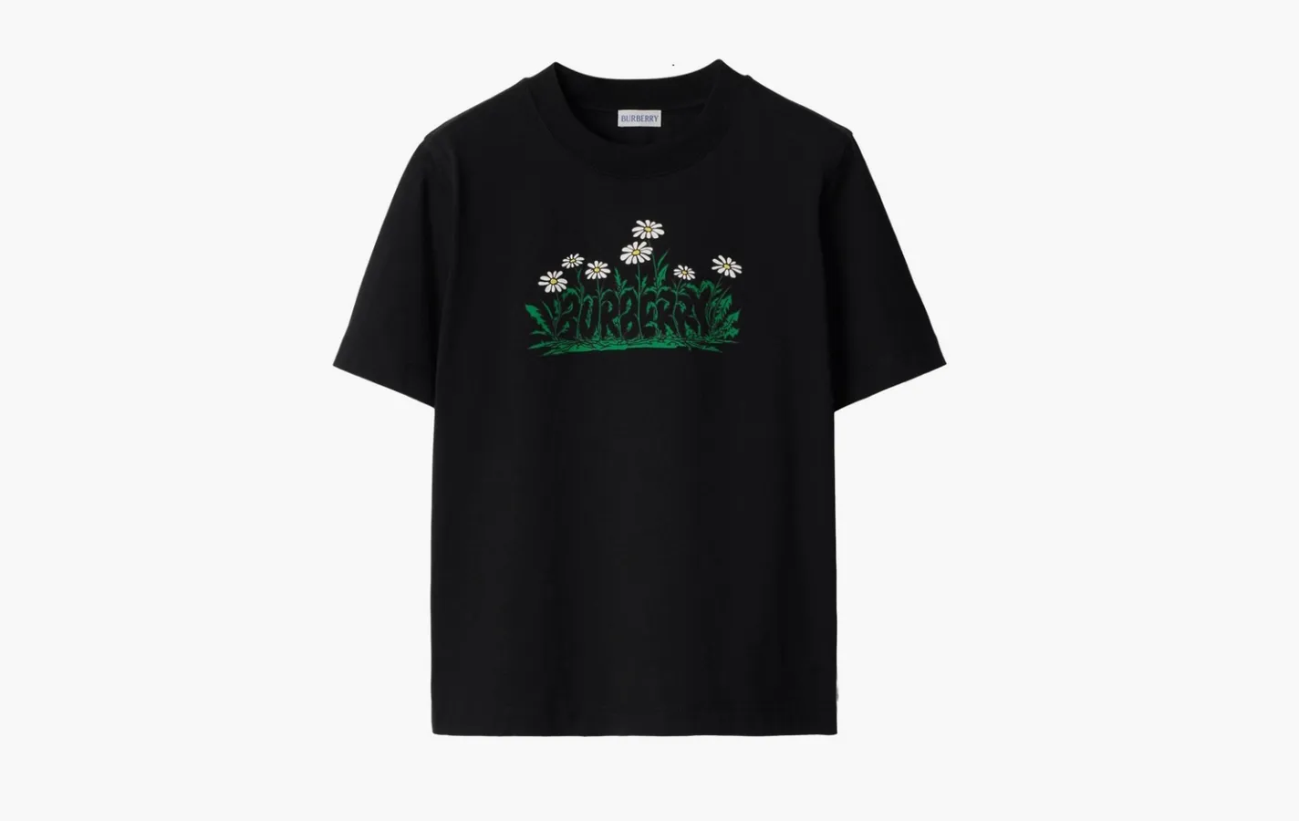 Burberry Daisy Logo Cotton T-shirt «Black»