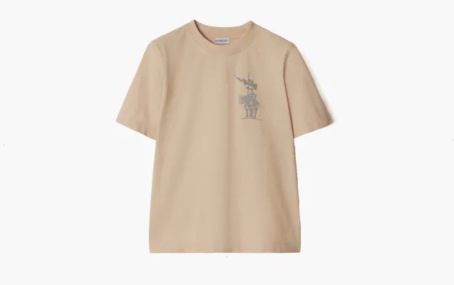 Одежда Burberry EKD Cotton T-shirt  «Teacup» bezhevye