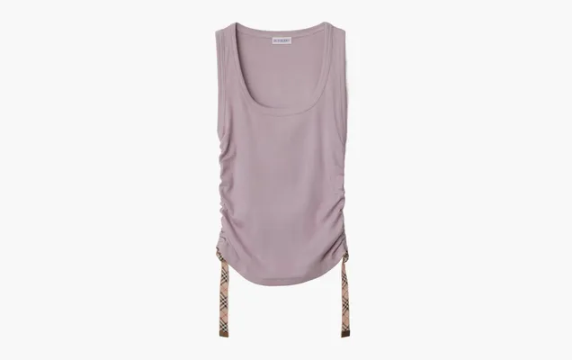Одежда Burberry Festival Cotton Blend Tank Top «Wisteria» fioletovye