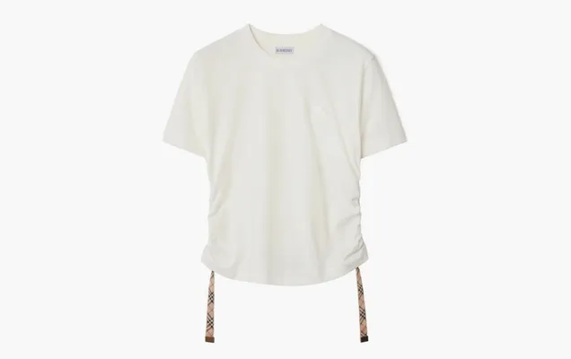 Одежда Burberry Festival Cotton T-shirt  «Chalk» belye